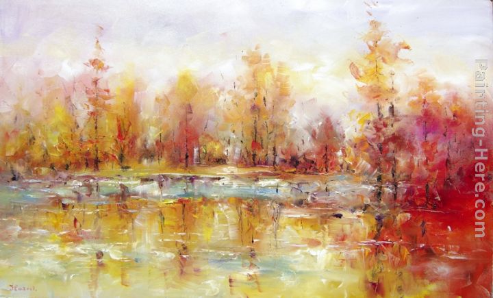 Autumn Reflections painting - 2011 Autumn Reflections art painting